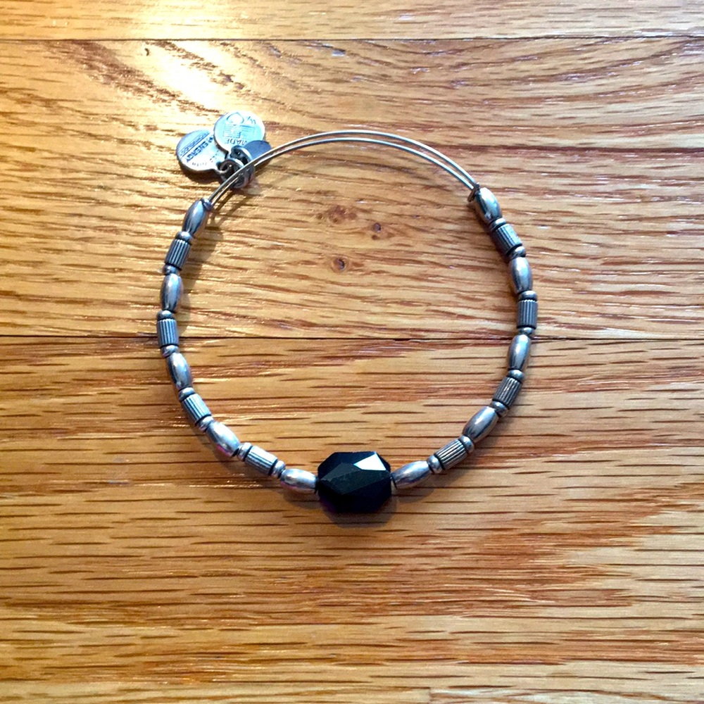 Alex and Ani silver bead bracelet lovingly worn
